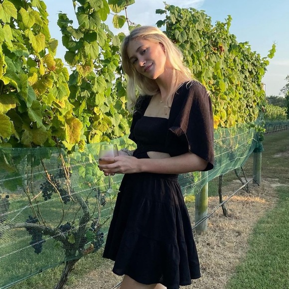 Free people black mini dress - Picture 6 of 6